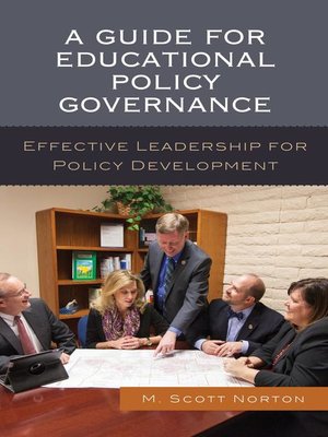 cover image of A Guide for Educational Policy Governance
